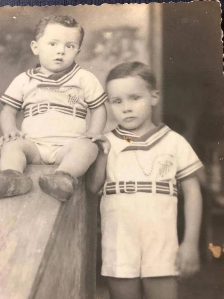 Na década de 40, a saborosa infância de Procópio e seu irmão. Foto: arquivo pessoal de Procópio Cardoso